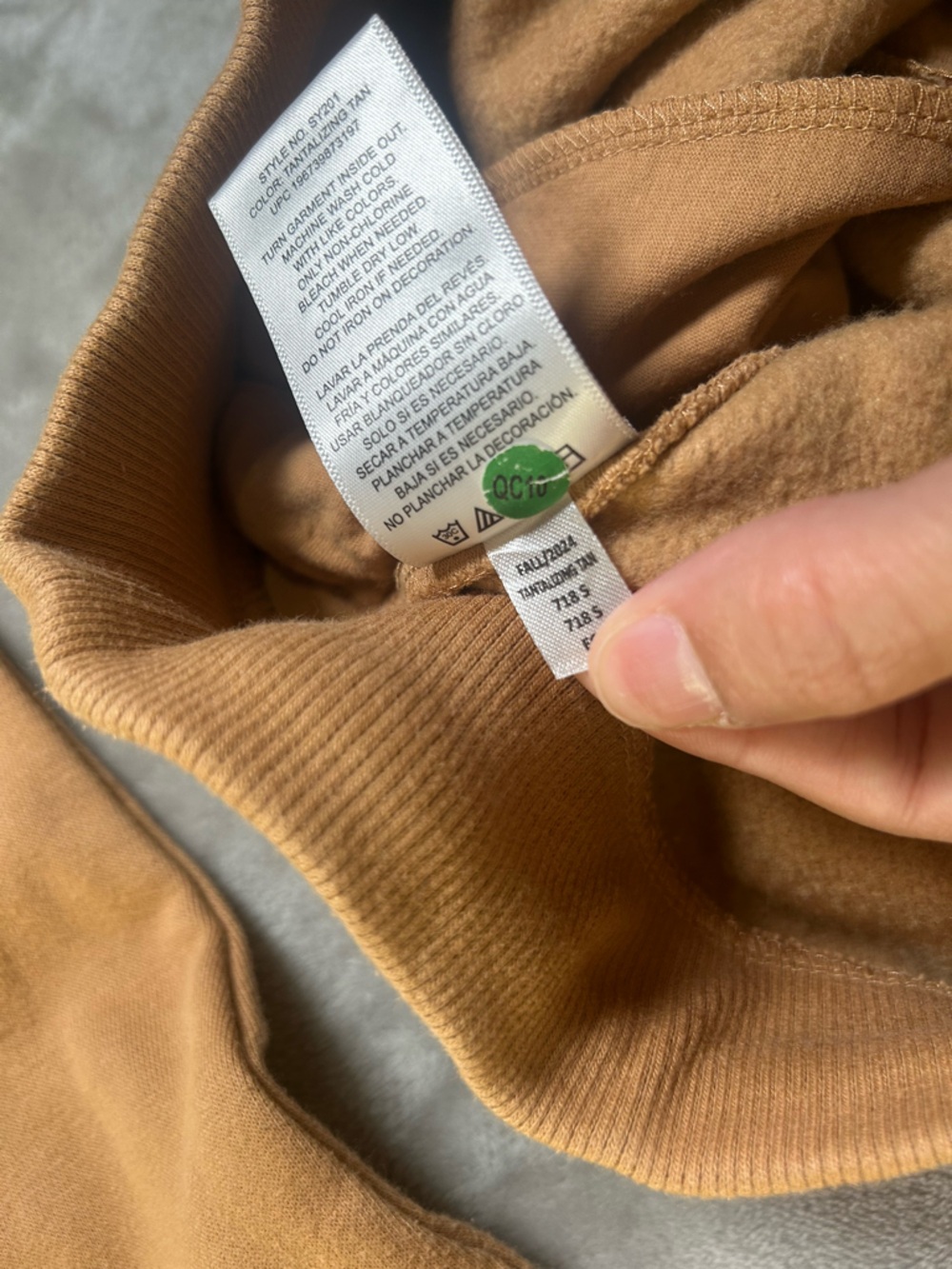 Champion Tan Drawstring Hoodie set - Picture 16 of 16